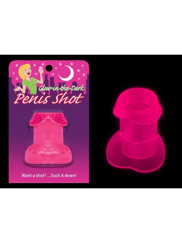 Glow-in-the-Dark Penis Shot - Pink