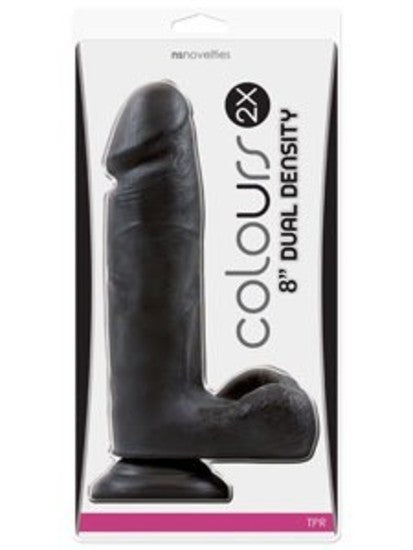 Colours 2X - Dual Density 8 in. Black