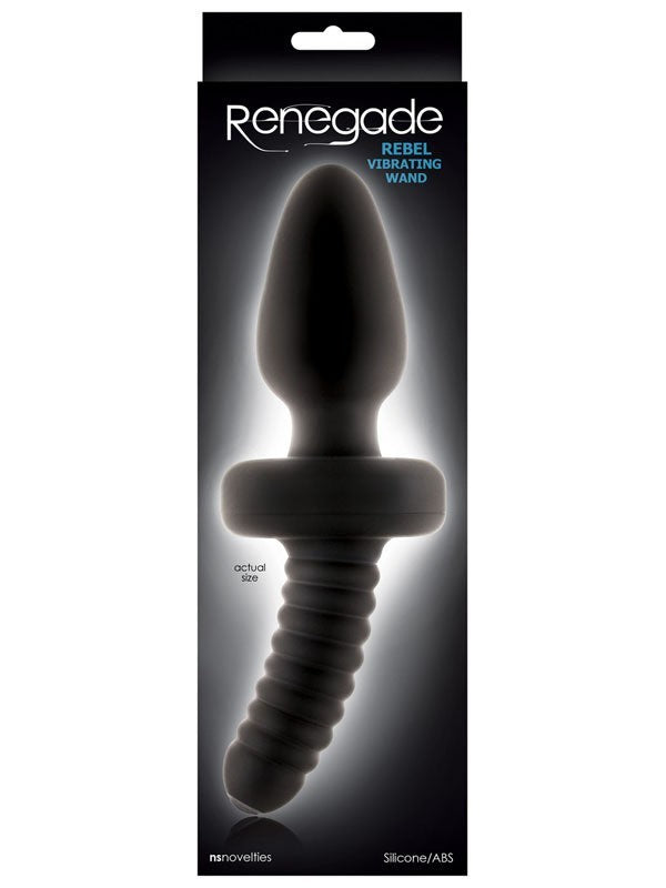Renegade Rebel Vibrating Wand Black