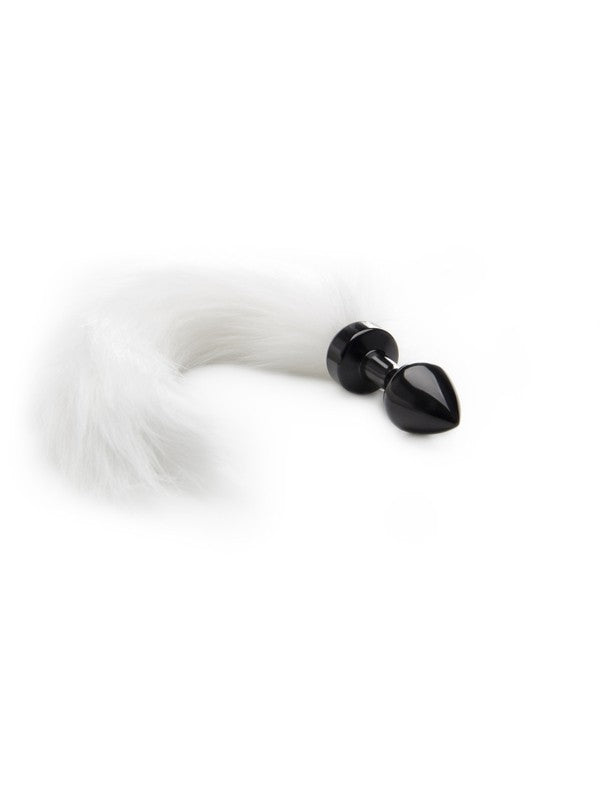 Ouch White Tail Buttplug - Black