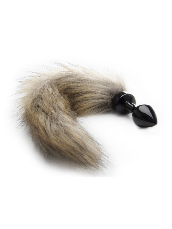 Ouch Fox Tail Buttplug - Black