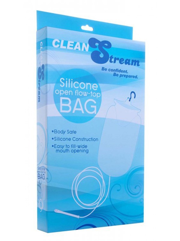 Silicone Open Flow-Top Enema Bag System