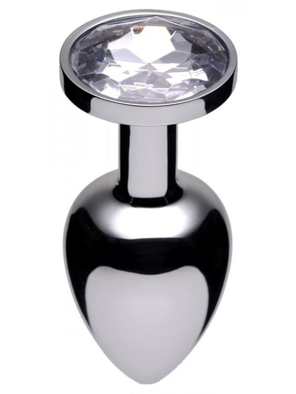 Lucent Jewel Accented Anal Plug
