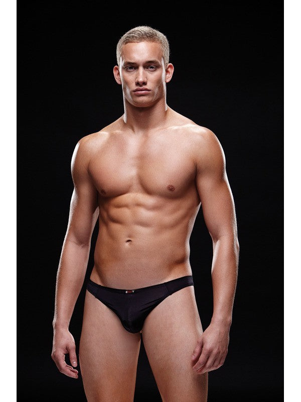Envy Microfiber Thong L/XL Black