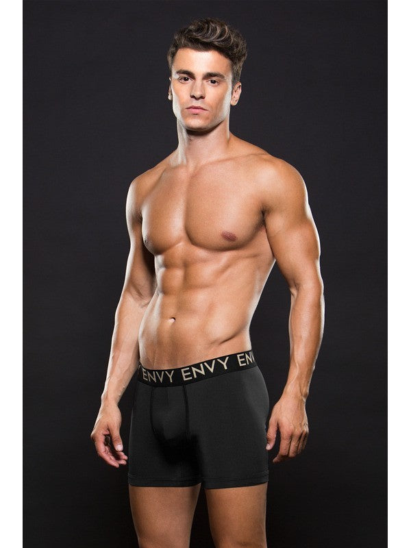Envy Micro LowRise Logo Elastic Boxer M/L Black