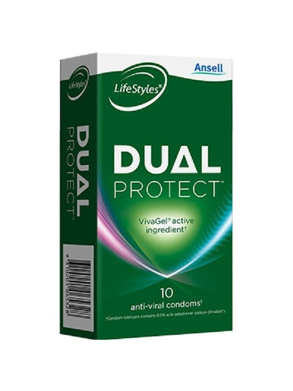 Ansell LifeStyles 10s Dual Protect Condoms