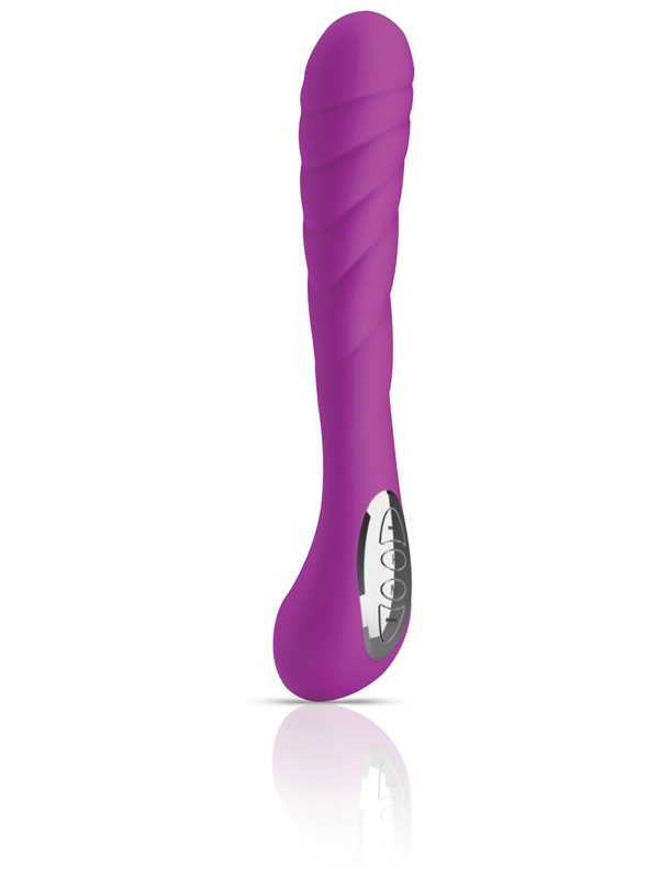 Playful Twirl Silicone Rechargeable Purple
