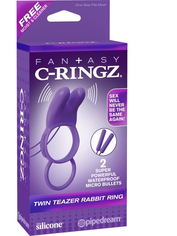 Fantasy C-Ringz Twin Teazer Rabbit Ring