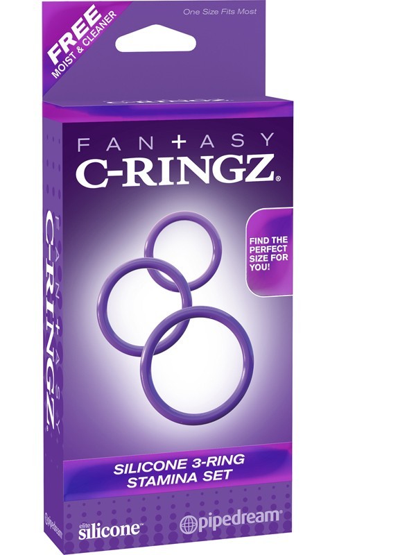 Fantasy C-Ringz Silicone 3 Piece Stamina Set