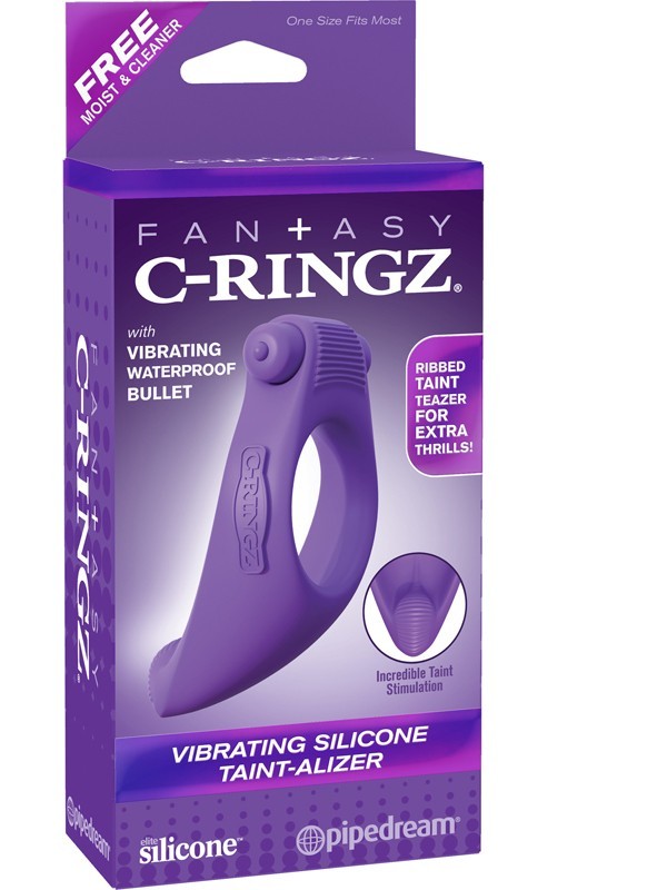 Fantasy C-Ringz Vibrating Silicone Taint-Alizer