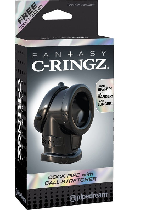 Fantasy C-Ringz Cock Pipe With Ball-Stretcher
