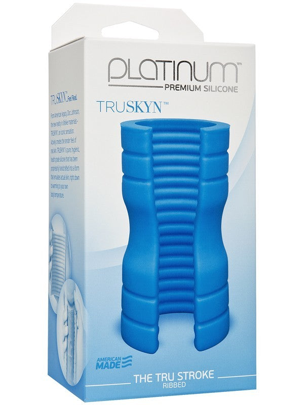 Platinum - The Tru Stroke - Ribbed Blue