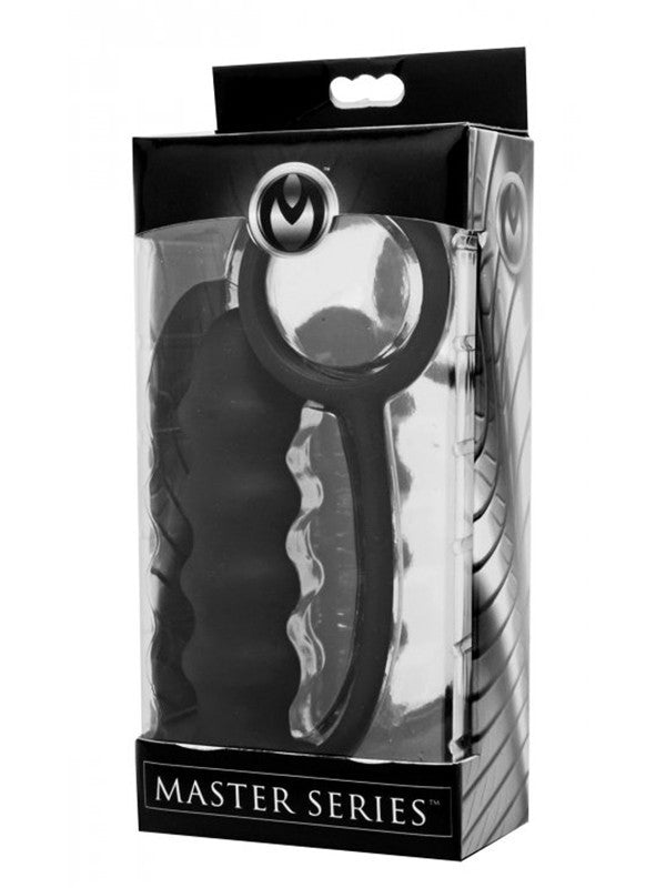 Ass Bomb Ripple Vibrating Plug and Cock Ring