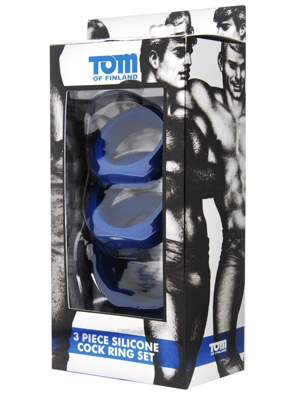 3 Piece Silicone Cock Ring Set