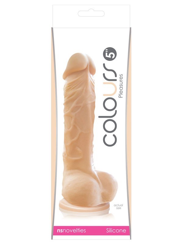 Colours Pleasures 5 in. Dildo White