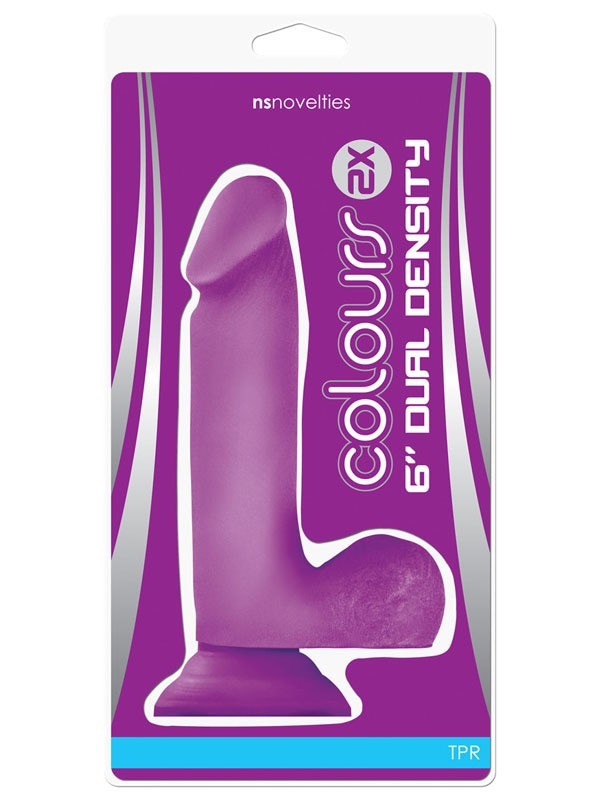 Colours 2X 6 in. Dual Density Purple