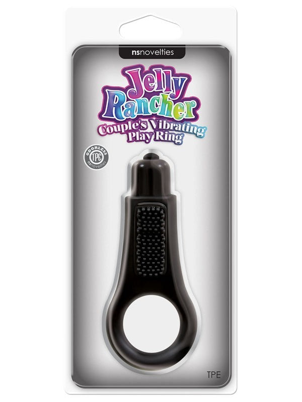 Jelly Rancher Couples Vibrating Play Ring Black