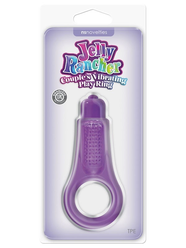 Jelly Rancher Couples Vibrating Play Ring Purple