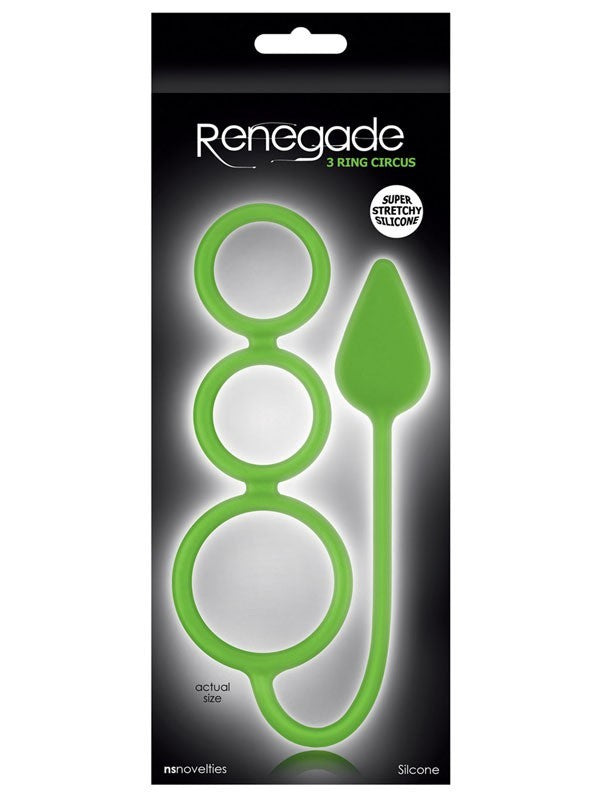 Renegade 3 Ring Circus Small Neon Green
