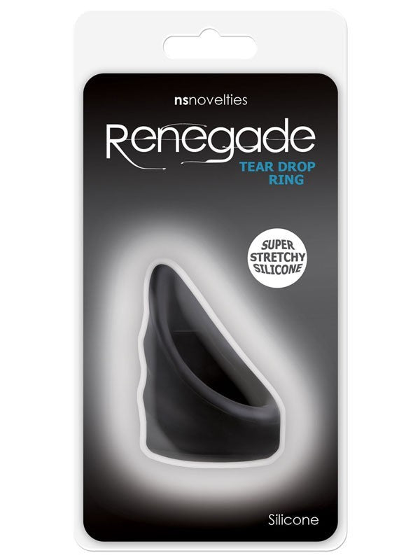 Renegade Tear Drop Cockring Black