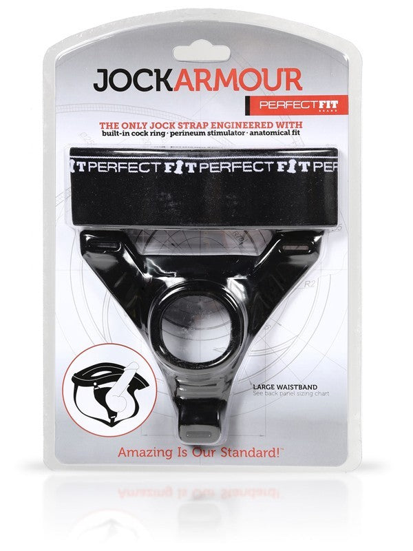 Jock Armour Black L Waistband Black
