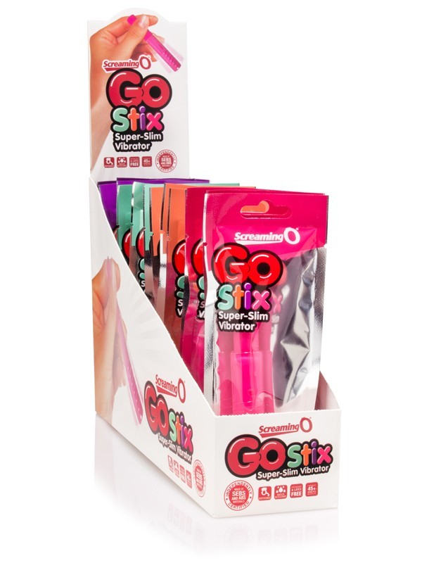 GO Stix Super-Slim Vibe in POP box assorted (16 pieces)