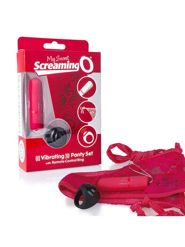 My Secret Screaming O Remote Control Panty Vibe Red Single