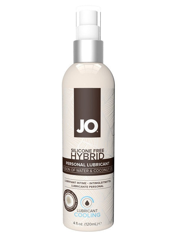 JO Silicone Free 4 fl oz Hybrid Lubricant with Coconut - Cooling