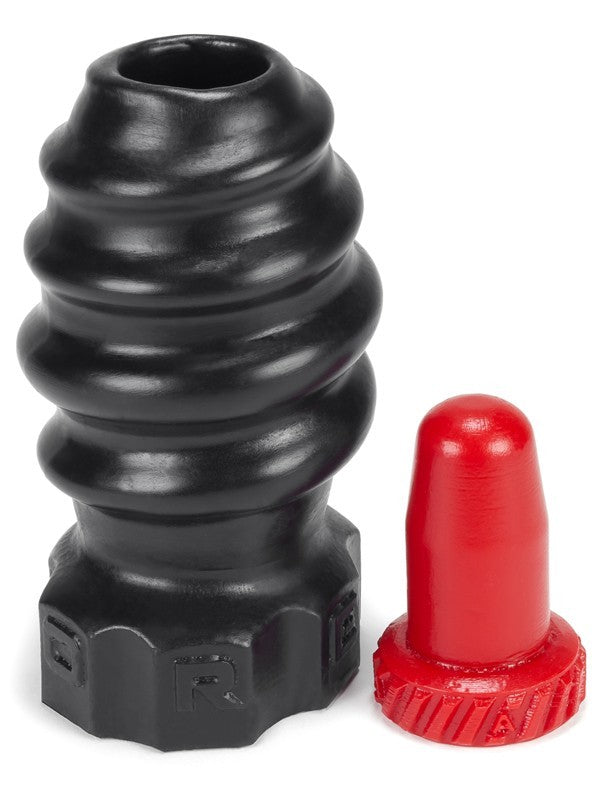 Bore Fuckplug With Stopper O/S Black