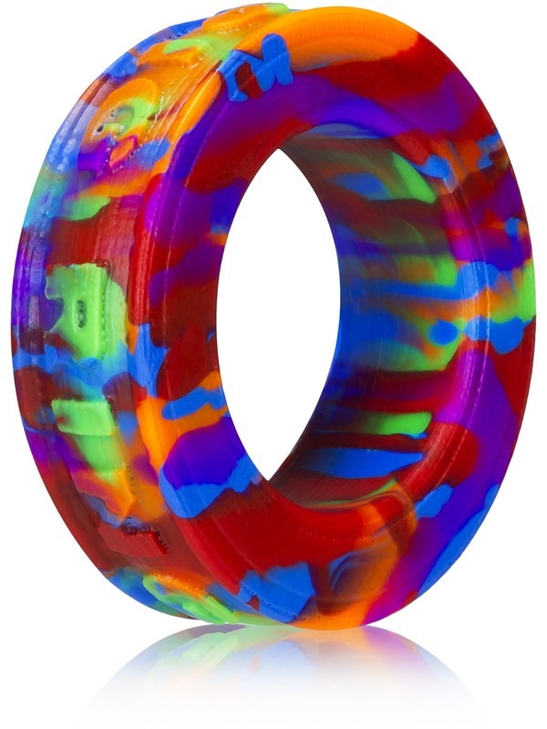 Pig-Ring Cockring Solid Color O/S Rainbow