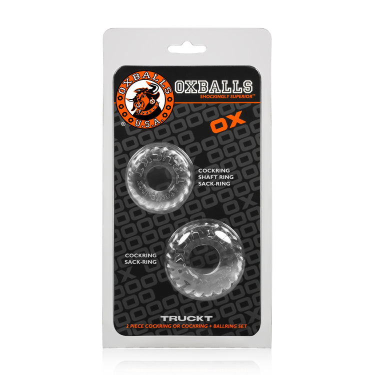 Truckt Cock & Ball Ring O/S Clear