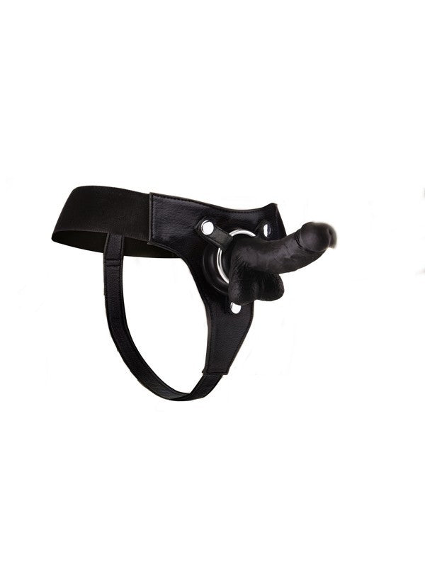 Realistic - 7 Inch - Strap-On - Black