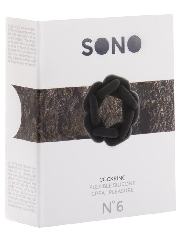 SONO NO. 6 Chain Cockring Black