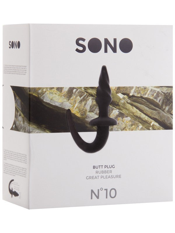 SONO NO. 10 Butt Plug 4 Inch Black