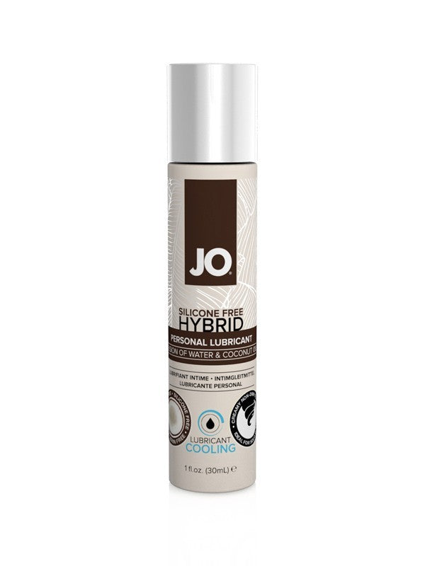 JO Silicone Free Hybrid Lubricant With Coconut Cooling 1Fl.oz/30ml