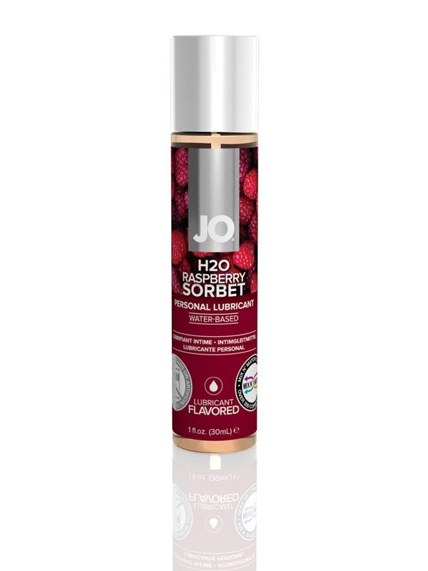 JO H2O Flavored Lubricant - Raspberry Sorbet - 1Fl.oz/30ml
