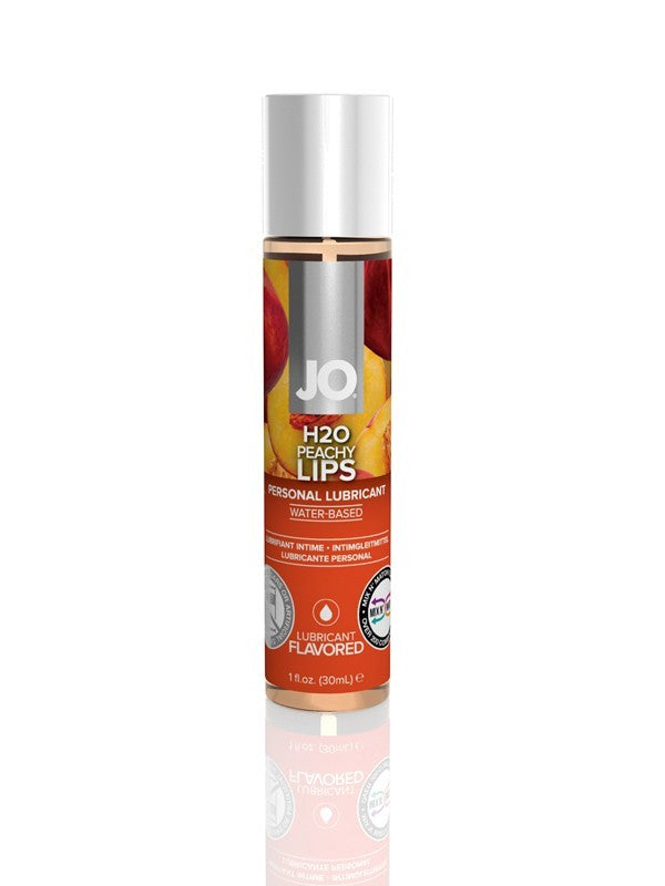 JO H2O Flavored Lubricant - Peachy Lips - 1Fl.oz/30ml