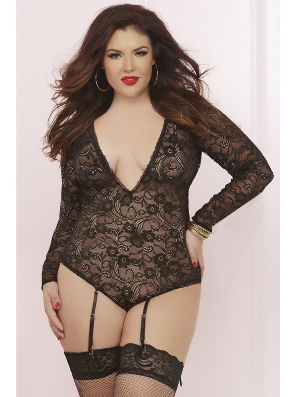 Out of Sight Teddy 10663XP-Black-OSX(BX)