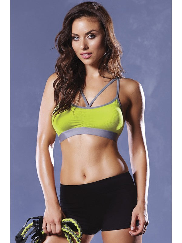 Crush It Sports Bra 30123-Lime-M(H)