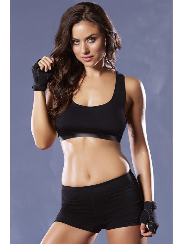 Knockout Sports Bra 30124-Black-S(H)