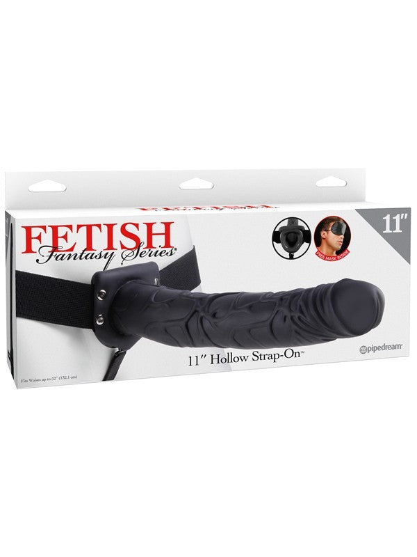 Fetish Fantasy Series 11 in. Hollow Strap-On - Black
