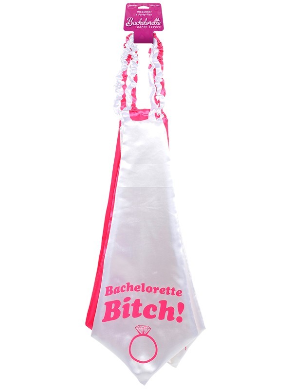 Bachelorette Party Favors Party Ties - 4 pack