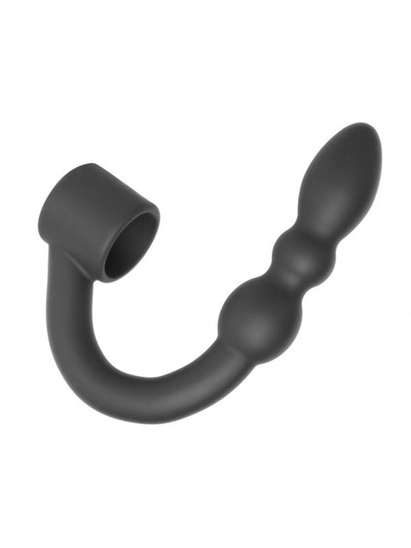 Prostatic Play Excursion Ring w/ Flexible Beaded Anal Arm