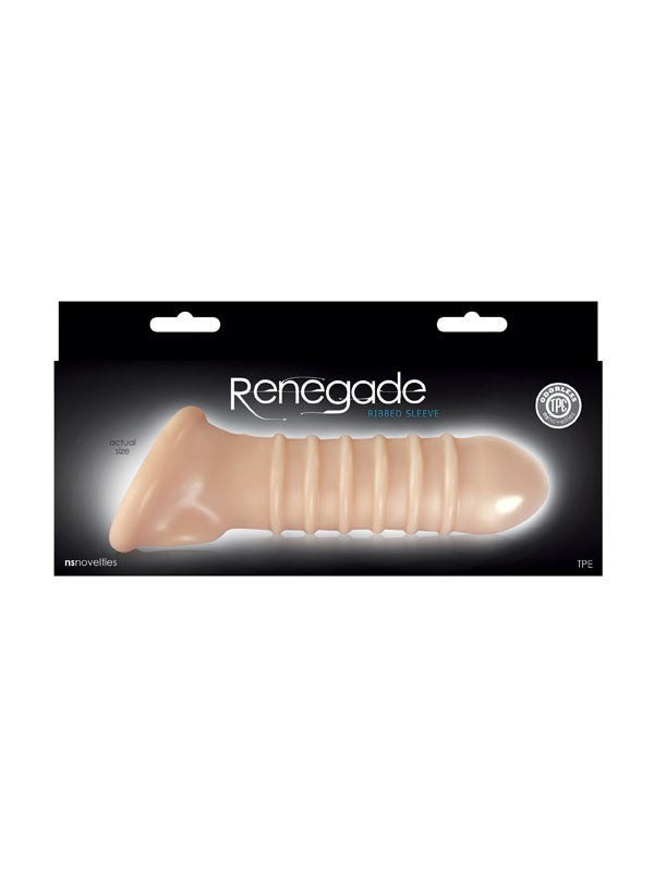 Renegade - Ribbed Extension - White/Flesh