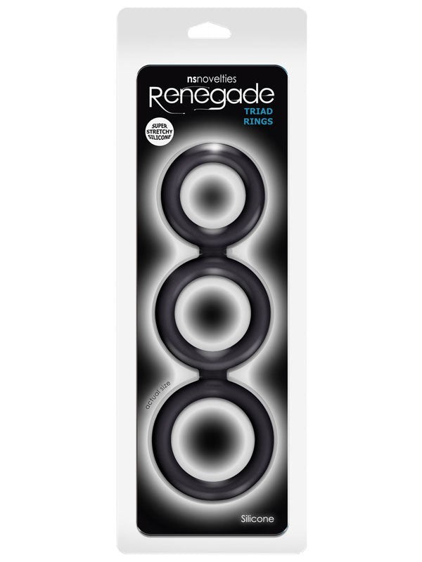 Renegade - Triad Cock Ring - Black