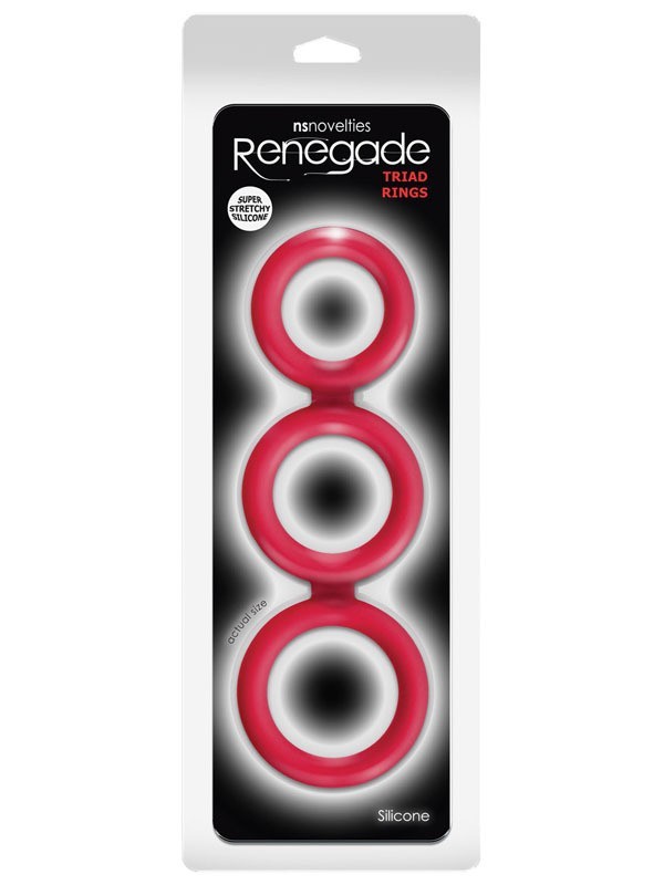 Renegade - Triad Cock Ring - Red