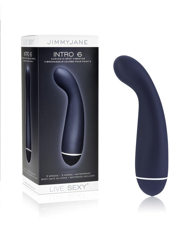 Jimmyjane INTRO 6 G-Spot Vibrator Blue