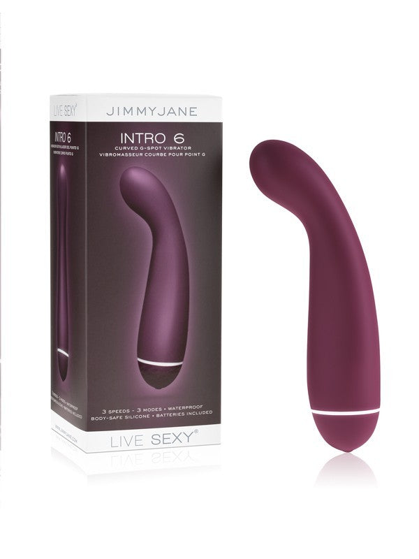 Jimmyjane INTRO 6 G-Spot Vibrator Plum