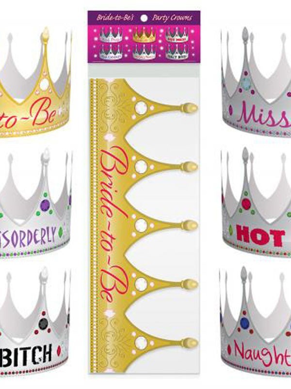 Bride-To-Be Party Crowns