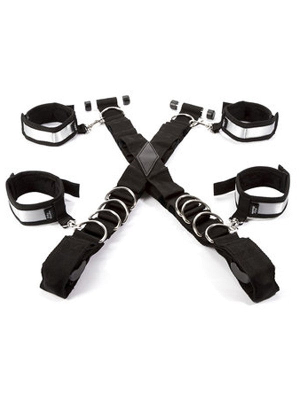 Stand to Attention Over the Door Restraint Set Silver